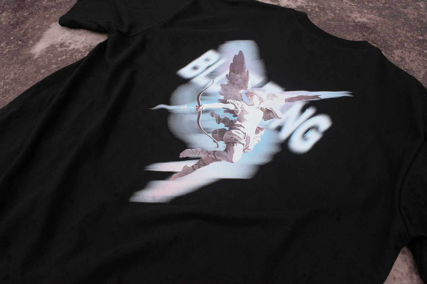 Angel Warrior Oversized fit black